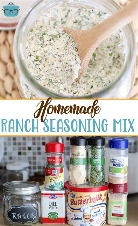 HOMEMADE RANCH DRESSING MIX | The Country Cook