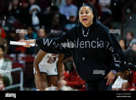 South Carolina head coach Dawn Staley directs her team against ...