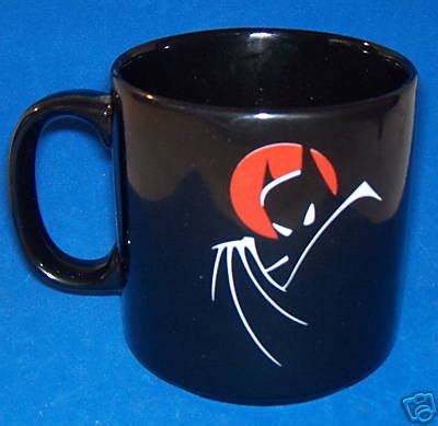 Batman Black & Red Coffee Mug Animated Applause 1992 | #75000513