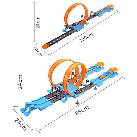 Diy Assembled Double Tracks Racing Car Toys - GYOBY TOYS