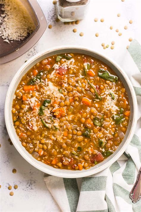 Instant Pot Lentil Soup - iFoodReal.com