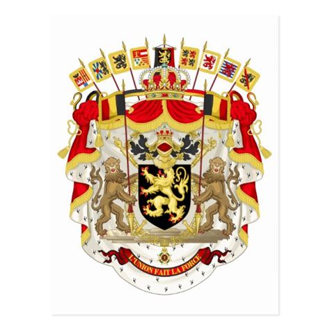 Belgium Coat of Arms Postcard | Zazzle.com