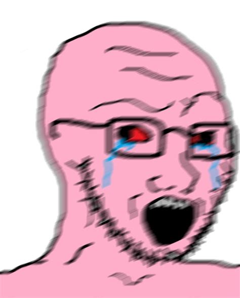 Crying Wojak With Mask