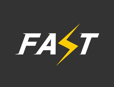 Fast Logo by NEKRON on Dribbble