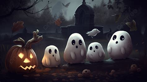 Halloween Ghost Wallpaper 4k 5k Background, Scary Ghosts, Cute Spooky ...