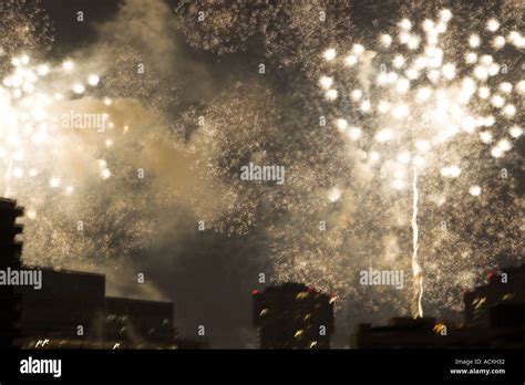 New York City fireworks Stock Photo - Alamy