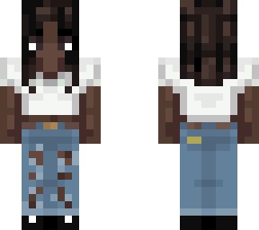 Cute Black girl skin | Minecraft Skin