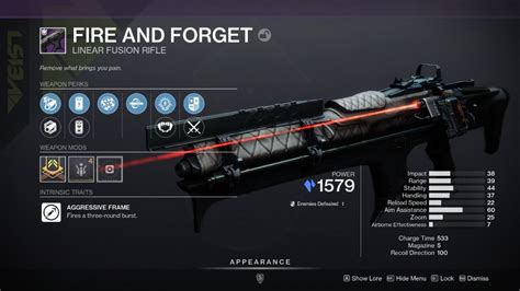 Destiny 2 Fire and Forget God Roll Guide - How to Get - Gamer Journalist