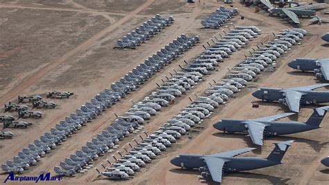 Explore the Fascinating Military Aircraft Graveyard at Davis Monthan ...