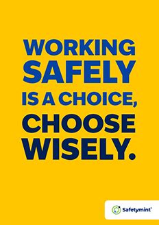 Free Safety Slogan Posters – Download & Print | Safety Message of the Day