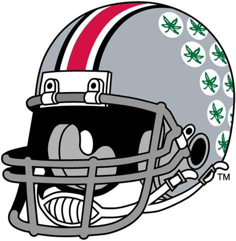 Ohio State Buckeyes Helmet Logo (1968) - | Ohio state decals, Ohio ...