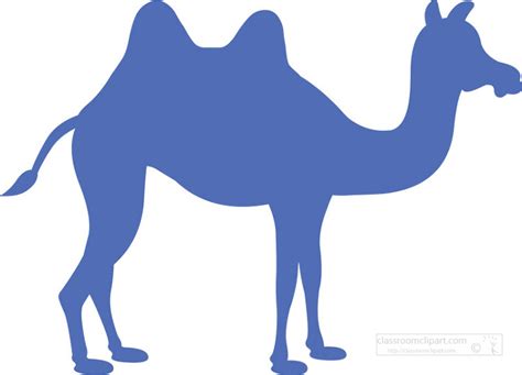Animal Silhouette Clipart-bactrian camel silhouette