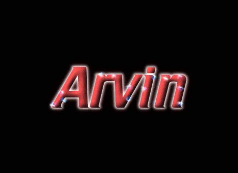 Arvin Logo | Free Name Design Tool from Flaming Text