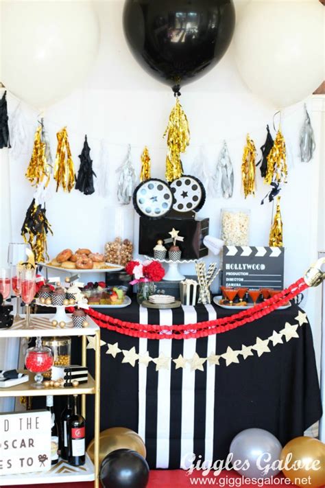 Girls Night Oscar Viewing Party Ideas - Giggles Galore