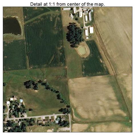 Aerial Photography Map of Dale, IN Indiana