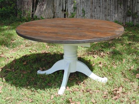 Allegany Round Dining Table Reclaimed Wood Custom