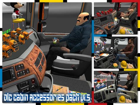 Dlc Cabin Accessories pack v1.5 1.21 | ETS2 mods | Euro truck simulator 2 mods - ETS2MODS.LT