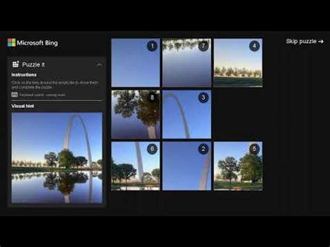 AI Solves Microsoft Bing Slide Puzzle (ASMR) - YouTube