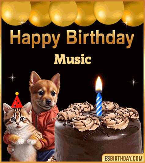 Happy Birthday Music GIF 🎂 Images Animated Wishes【28 GiFs】