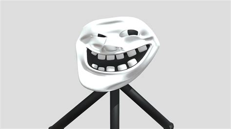 Troll face - Download Free 3D model by CGPlayz (@Beta_Mario) [51f5136] - Sketchfab