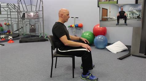 Seated Trunk Flexion Stretch - YouTube