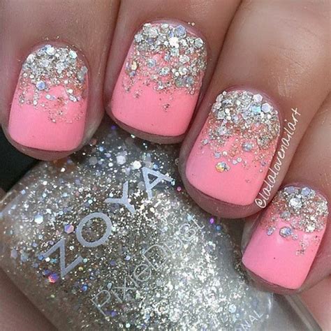 70+ Stunning Glitter Nail Designs 2017