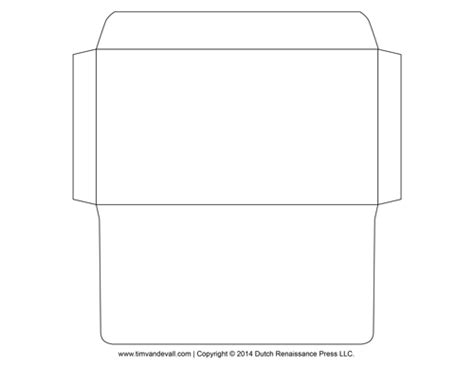 Printable Envelope Template | Downloadable Envelopes