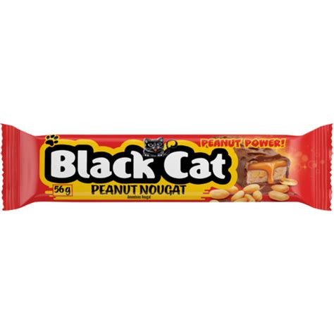 Beacon Black Cat Peanut Nougat Milk Chocolate Bar 56g | Chocolate Bars | Chocolates & Sweets ...