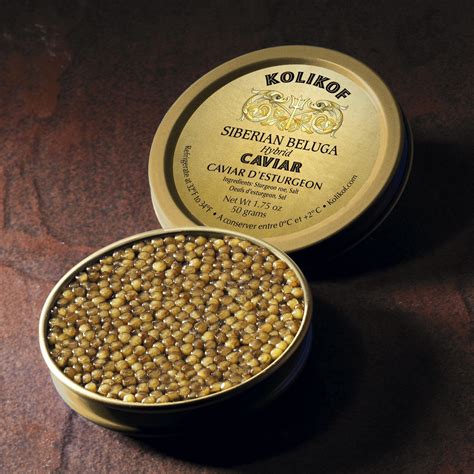 Beluga Caviar - Siberian Hyrbid | Buy Beluga Caviar from Kolikof – Kolikof® Caviar & Gourmet