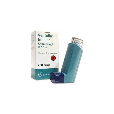 Buy Ventolin inhaler (salbutamol) hfa