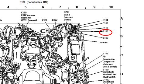 2004 mercury sable engine diagram