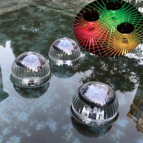 Led Solar Lamp Solar Powered Water Floating Ball Lamp LED Outdoor Underwater Light for Yard Pond ...