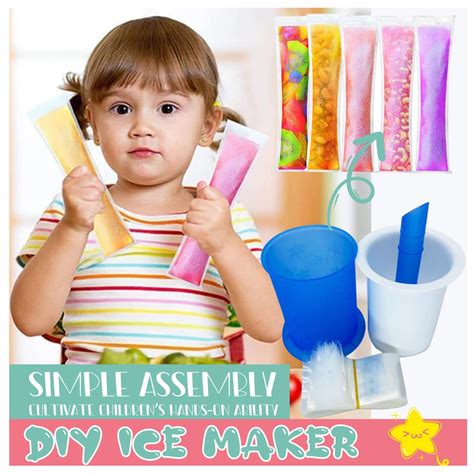 Ganenn Ice Tray Mold, 1PC DIY Ice Maker with 20 Pack Disposable Ice Popsicle Bags - Walmart.com