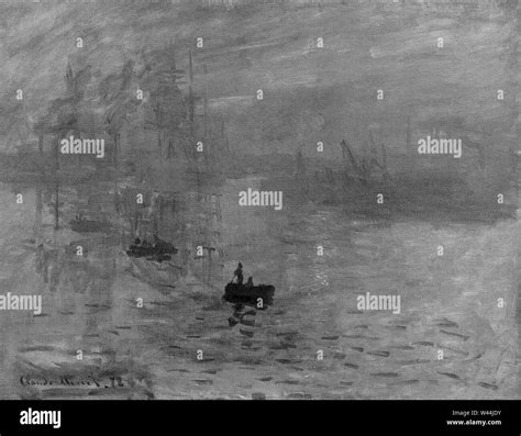 1872 claude monet Black and White Stock Photos & Images - Alamy