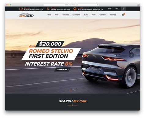 8 Splendid Car Dealer Website Templates 2020 - PremiumCoding