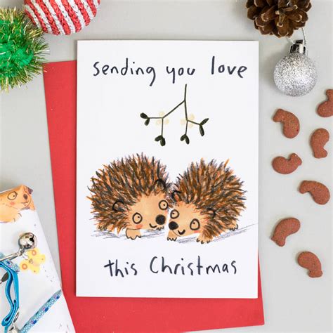 Hedgehog Christmas Cards Pack Of Eight Cards By jo clark design ...