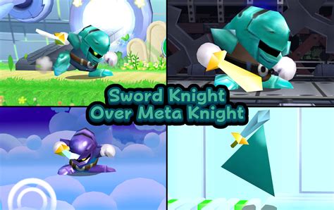 Sword Knight over Meta Knight [Kirby's Return to Dream Land] [Mods]