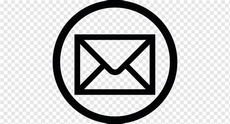 Email Logo Icon, Email, black envelope logo, text, mobile Phones, area ...