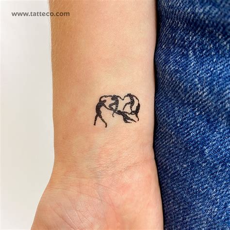 Matisse Dance Temporary Tattoo - Set of 3 – Tatteco