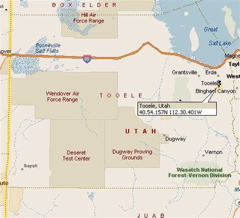 Tooele, Utah Map 2