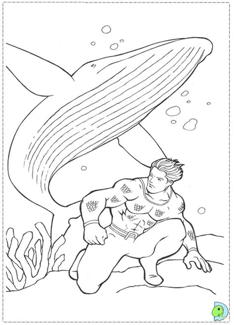 Aquaman Coloring page- DinoKids.org