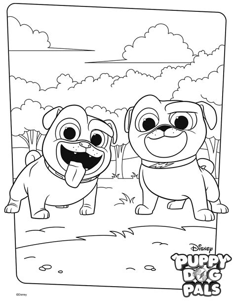 Puppy Dog Pals Coloring Pages - Best Coloring Pages For Kids