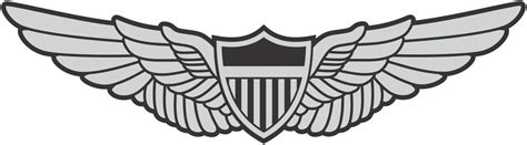 Download Wing Badge Png - Us Army Aviator Wings, Transparent Png - vhv