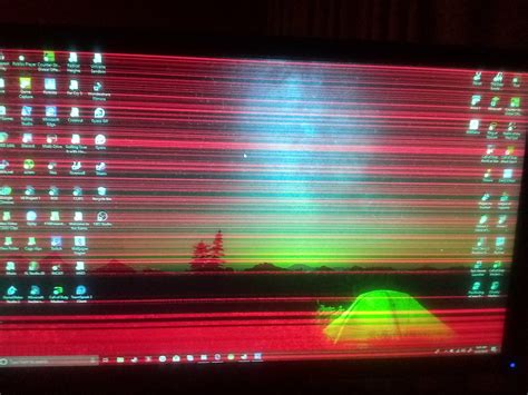 Horizontal Red Lines On Monitor - downyup