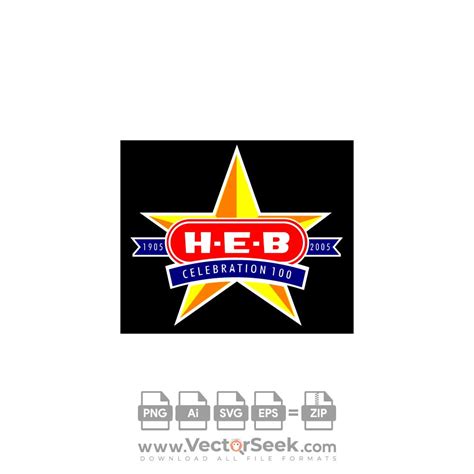 HEB 100 Year Logo Vector - (.Ai .PNG .SVG .EPS Free Download)