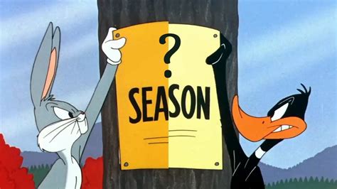 Looney Tunes Rabbit Season Vs Duck Season - Draw-weiner