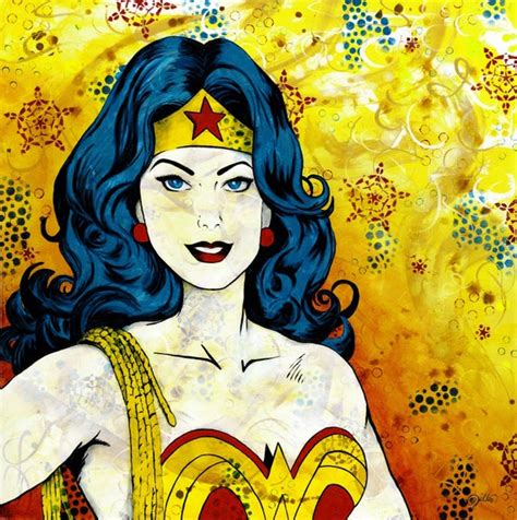 Wonder Woman original art print Wonder Woman pop art | Etsy