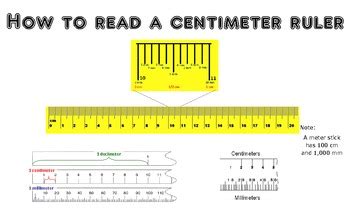 How To Read A Ruler Centimeters