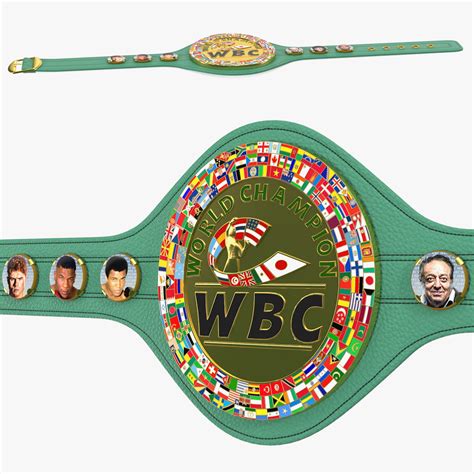 WBC Championship Boxing Belt 3D Model $39 - .3ds .blend .c4d .fbx .ma ...