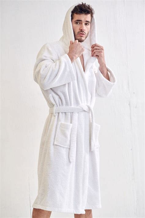 Men's Terry Cloth Navy Bathrobe, Hooded, Wholesale Bathrobes, Spa Robes, Kids Robes, Cotton ...